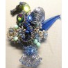 SEAHORSE IN THE OCEAN brooch