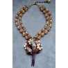 LONG TAILED Rhinestone HAWK Necklace